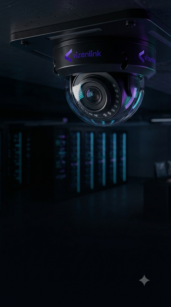 Vizenlink Dome Camera AI Surveillance