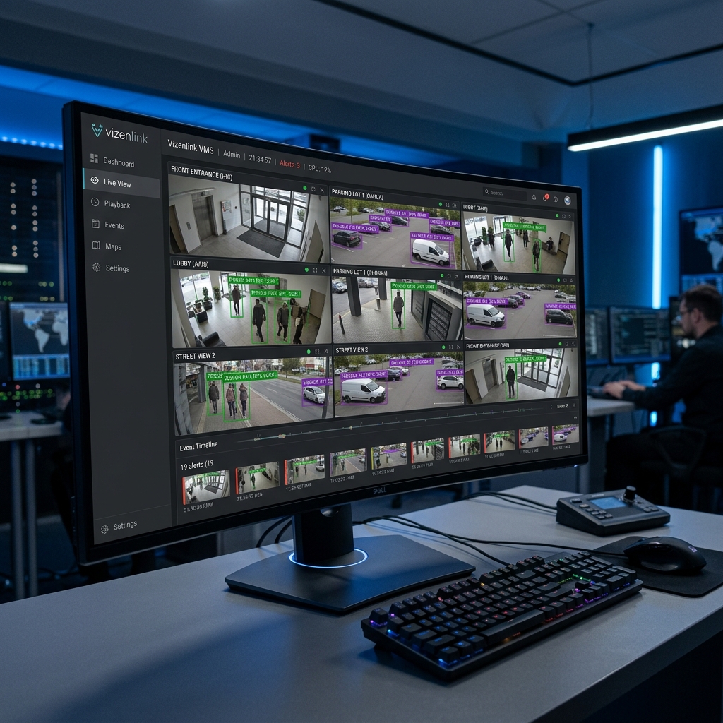 Vizenlink VMS Dashboard